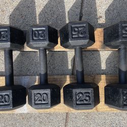 Hexagon Dumbbell Weights
