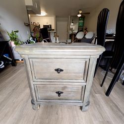 Wood Dresser Drawer w/ built-in USB Charging Ports