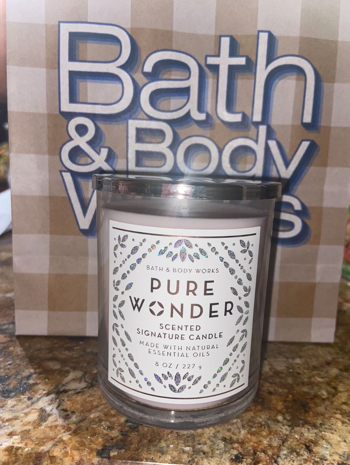 Bath & Body Works Pure Wonder Scented Candle