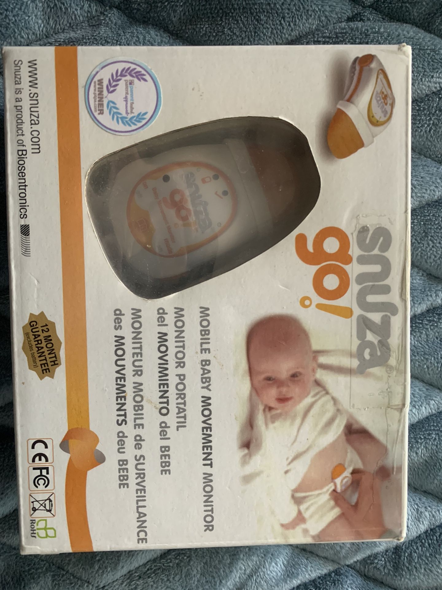 Snuza Go! Baby Movement Monitor Portable