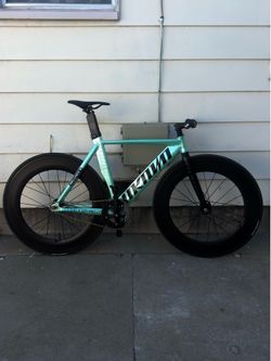 Unknown Singularity Fixie Track Bike Mint Green
