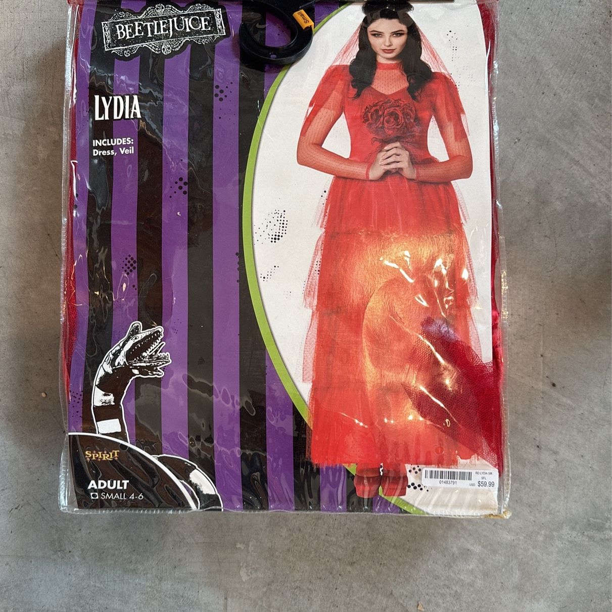 lydia wedding dress beetlejuice Deetz Spot clean Imported Note Beetlejuice: Lydia Wedding Dress Halloween