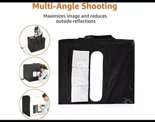 Photo Studio With LEDS 25x30x25