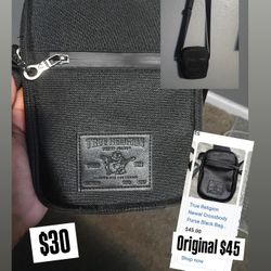 Men's Black Crossbody Bag | True Religion