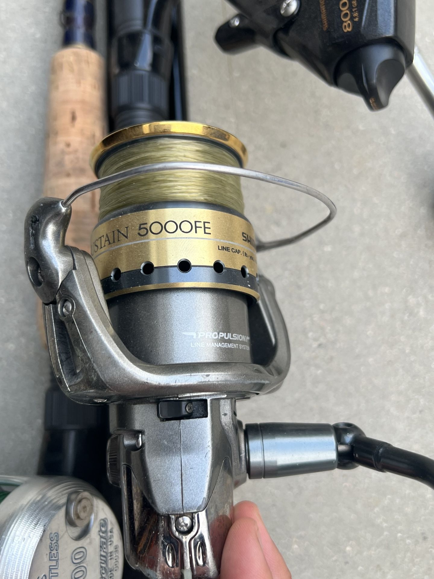 Shimano Sustain 5000FE & st croix ps70mf2
