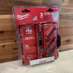 Milwaukee Black Oxide Step Drill Bit Set (3-Piece)