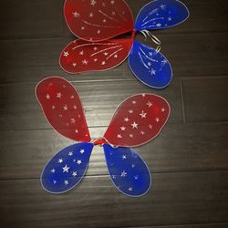 2 Girls Fairy Wings For $3
