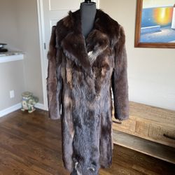 Vintage Real Wolverine Fur Coat Genuine Fur Polish Brand