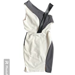 NATALIA ROMANO Cut Out Mini Bodycon Dress US M 