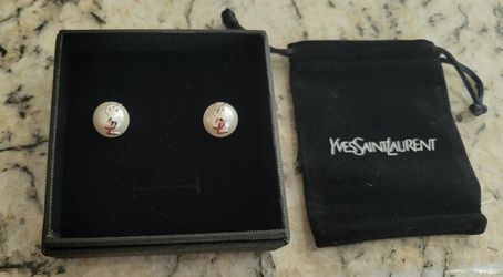 YSL Saint Laurent Earrings In Box 