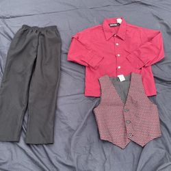 Boys Size 5 Dress Up Outfit Suit Style