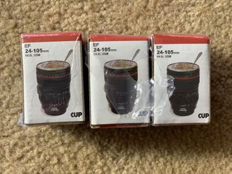 Camera Lenses Shot Cups