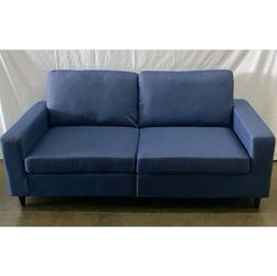 3 Seater Sofa , Couch , Blue Linen *Free delivery*