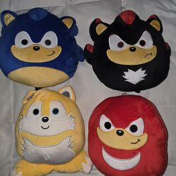 SONIC THE HEDGEHOG SQUISHMALLOWS set Of 4