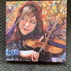 “Autumn serenade”  Original Art Printed On Canvas