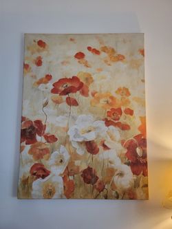 SUPER LARGE PICTURE  WITH FLOWERS 💐 