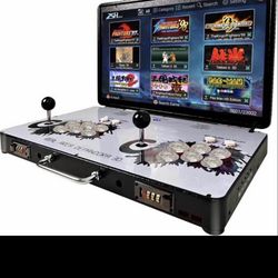 Metal Box Arcade Game Console, 22 inch Screen