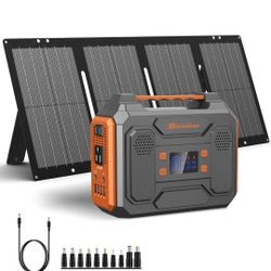 Portable Power Station R100 w Solar Panel 100w