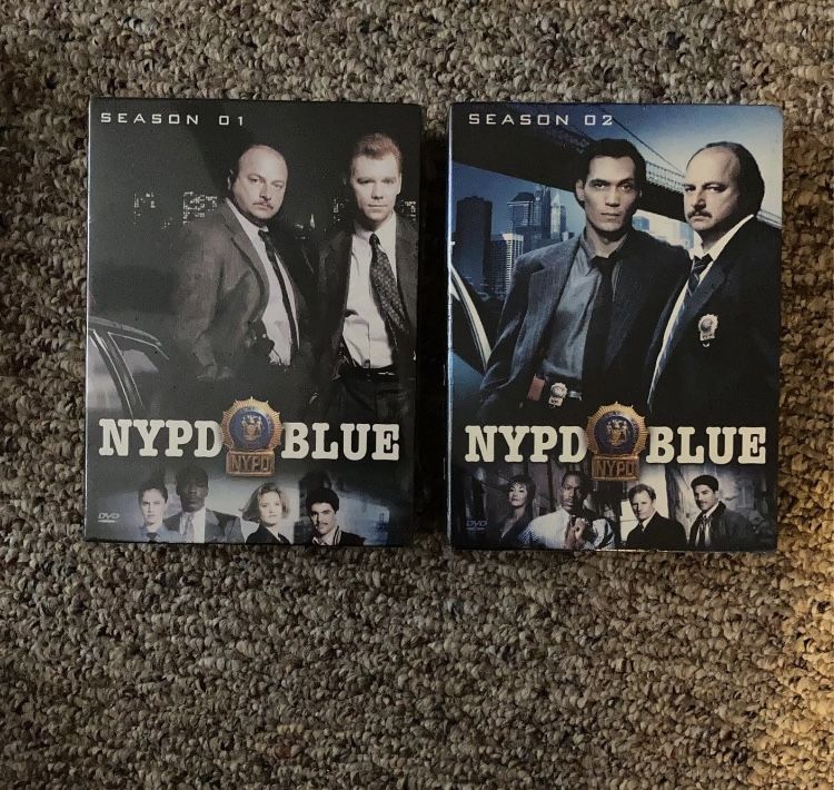 NYPD BLUE THE COMPLETE SEASONS 1 & 2 THESE DVD SETS ARE NEW AND SEALED