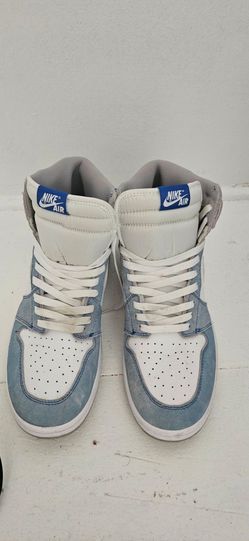 Nike Air High-Top Sneakers White Blue