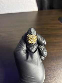 10K Gold Nugget Ring
