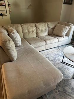 Cream Sectional Couch