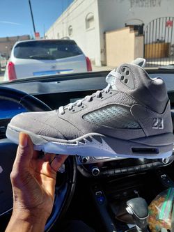 Jordan 5 Wolf Gery Size 7y, 7.5m 11 , 11.5, 12, 13