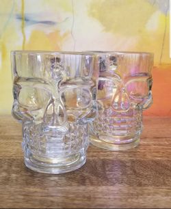 Skull Glass Mugs