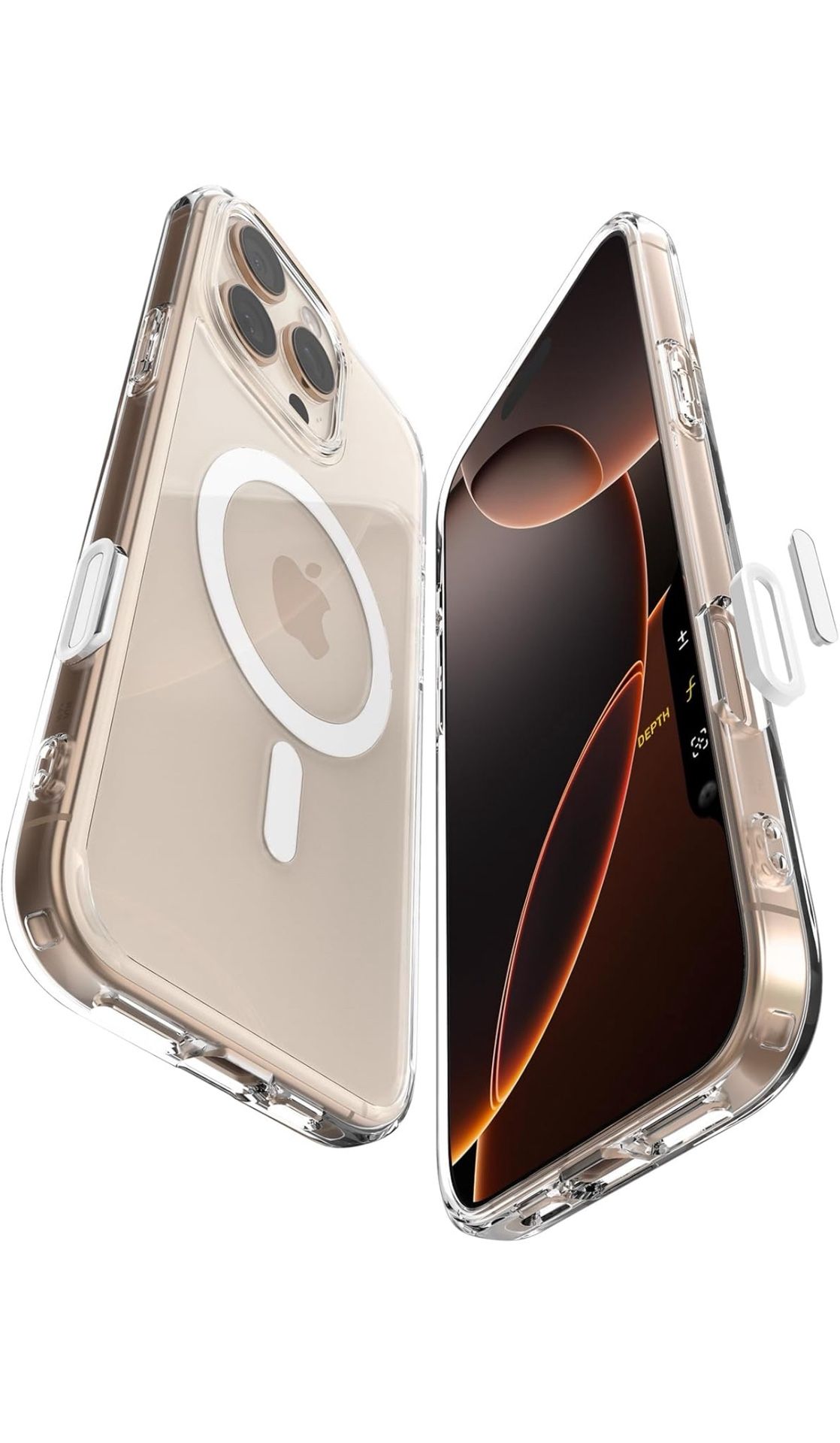 Magnetic MagSafe Clear Case for iPhone 16 Pro Max New condition