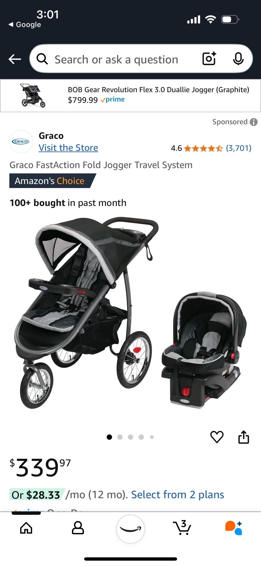 Graco Jogger Travel System