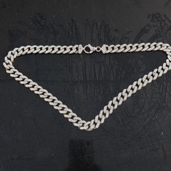 HEAVY .925 STERLING SILVER CUBAN LINK – 26” – HANDCRAFTED – 718 GRAMS – GRADUATION GIFT FROM 1995