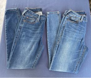Lot of 2 True Religion Jenny Curvy Mid-Rise Skinny Jeans Women's Size 29