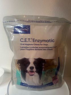 Virbac C.E.T. Enzymatic Oral Hygiene Chews for Dogs