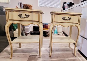 French Provincial Nightstands Set of 2