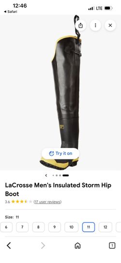 NEW LaCrosse Steel Toe Hip Boots Waders - Men's Size 11