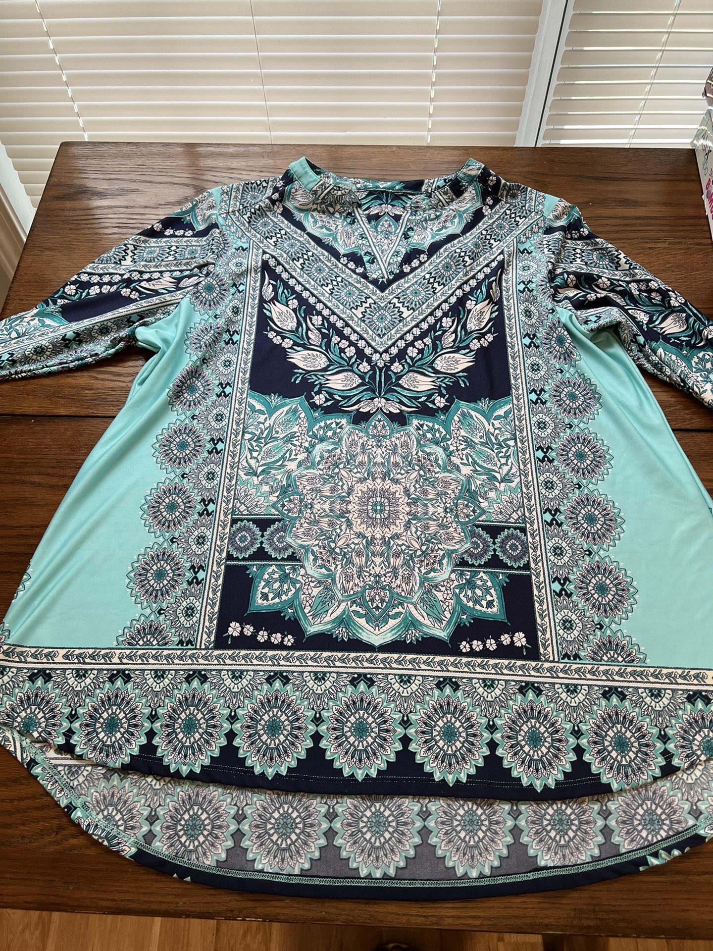 Size 2X Tunic Top