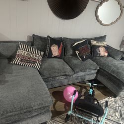 gray sectional 