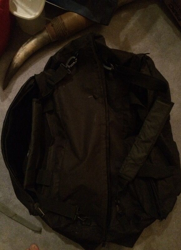 Black duffle price can be negotiable