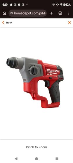MILWAUKEE M12 FUEL 5/8 in. SDS Plus Rotary Hammer
