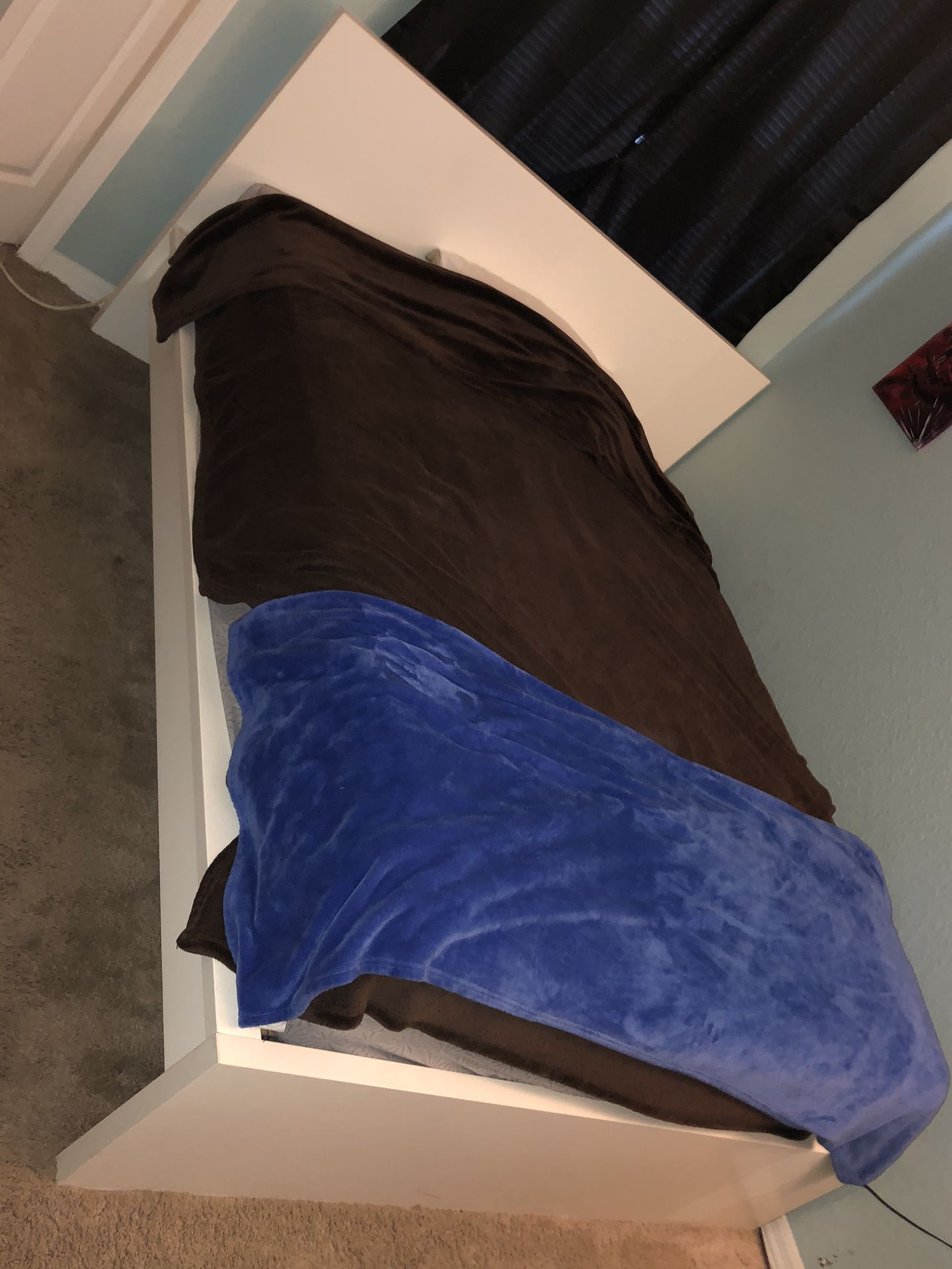 Bed frame WITH MATTRESS need gone ASAP