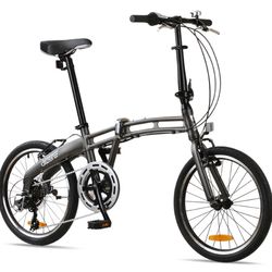 GOTHAM7 Citizen Bike 20" 7-Speed Folding Bike with Alloy Frame