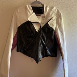 Spider-Gwen Faux Leather Jacket