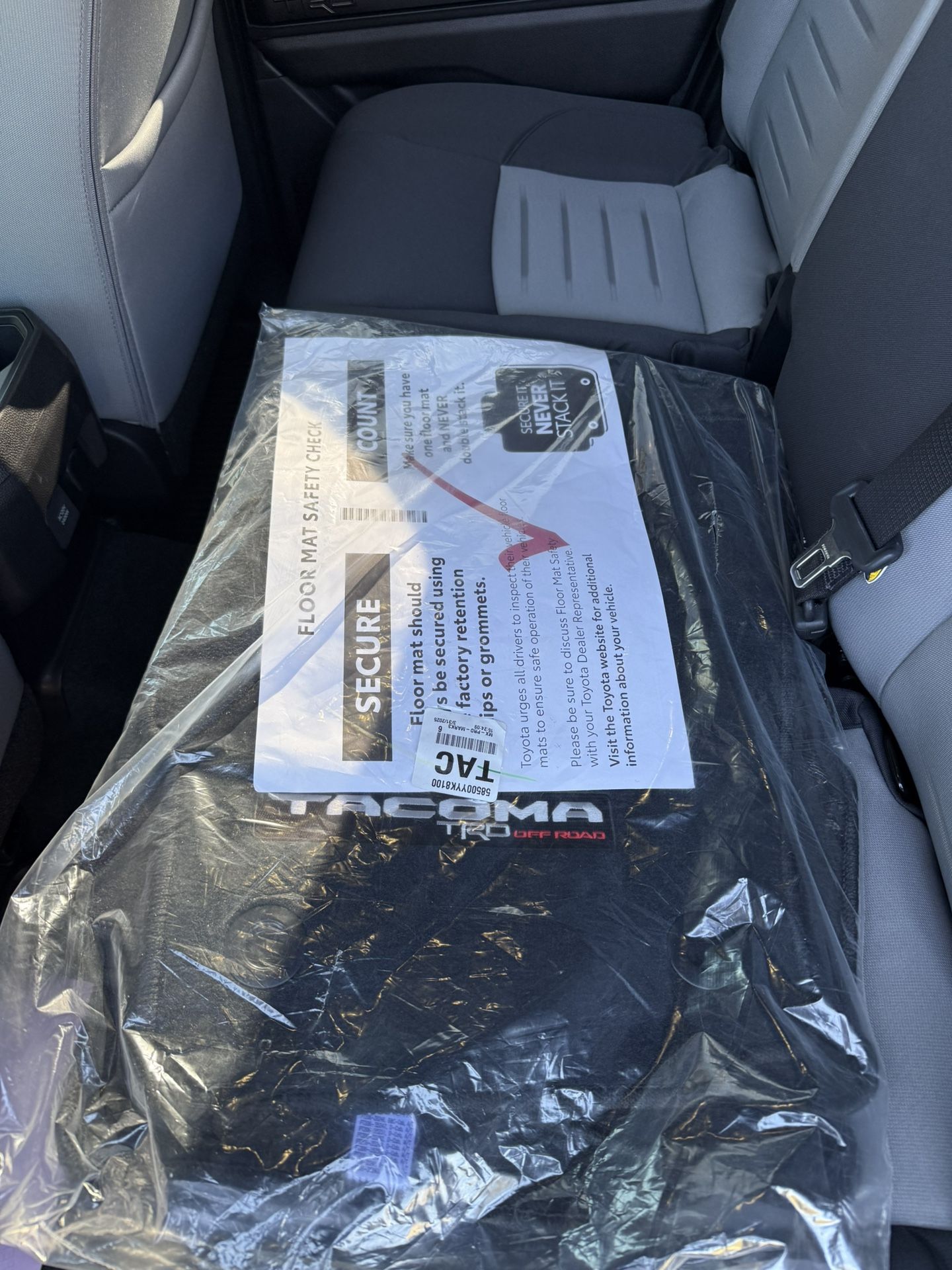 2024-2025 Toyota Tacoma Oem Carpet