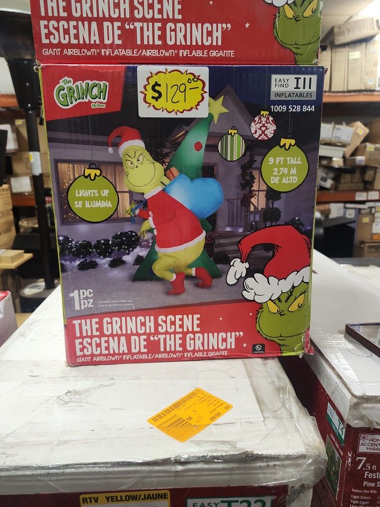 The Grinch 9ft Tall Inflatable
