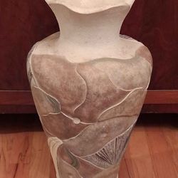Umbrella/Plant Vase With Matching Floor Lamp