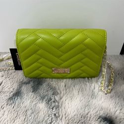 Cross Body Bebe Green Bag