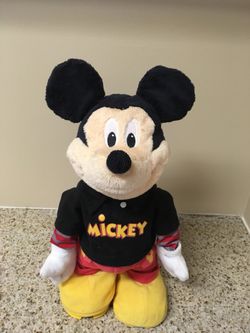 Walking talking best sale mickey mouse toy