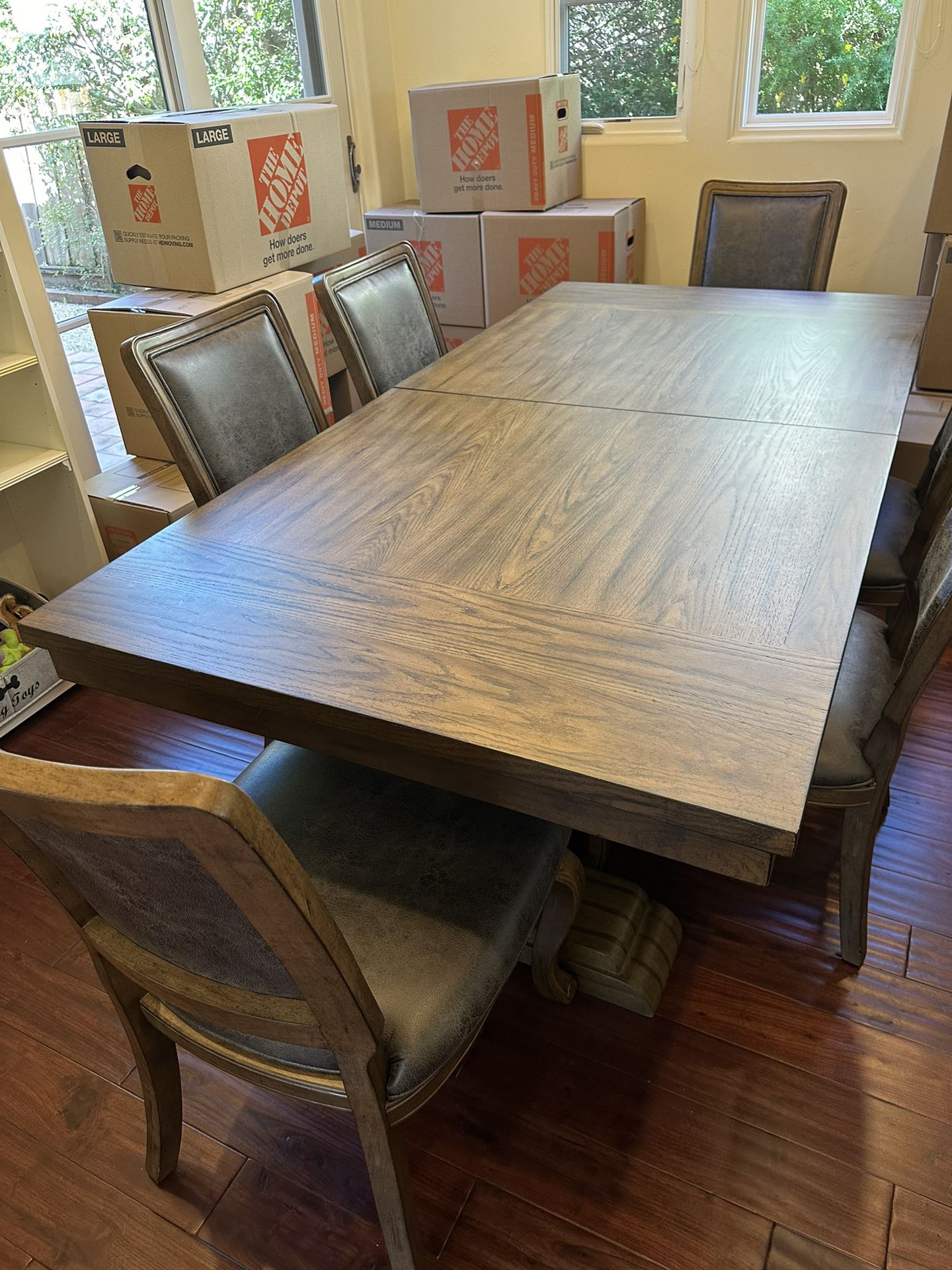Dining Room Table And Six Chairs