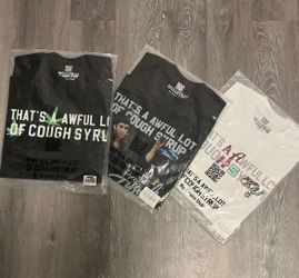 thats a awful lot of cough syrup shirts