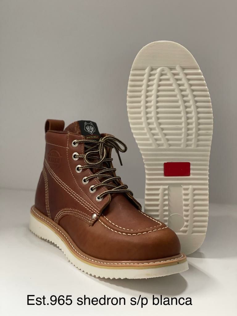 Botas De Piel De México Cómodas Para Trabajar Por Mayoreo